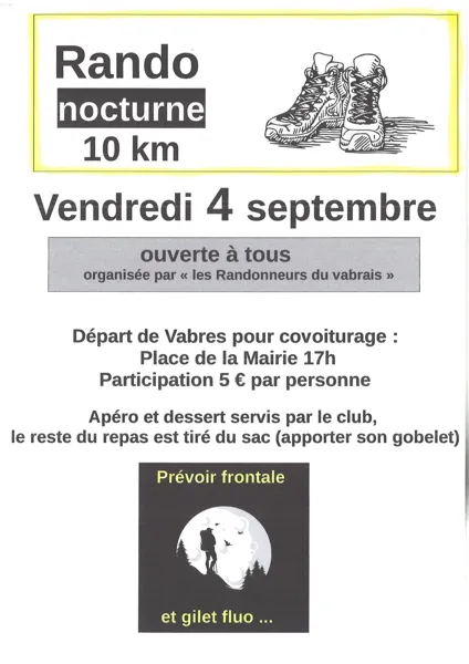 Randonnée nocturne