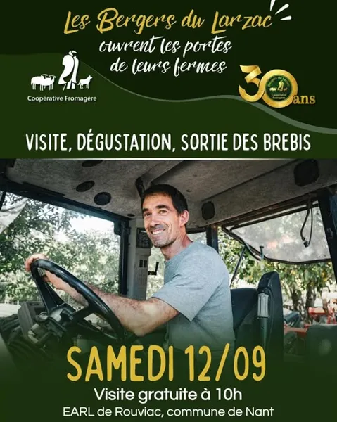 30 ans des Bergers du Larzac - visite de ferme