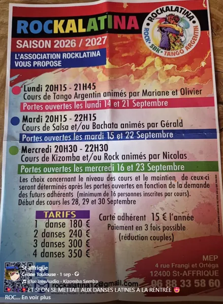 Portes ouvertes de Salsa et de Bachata