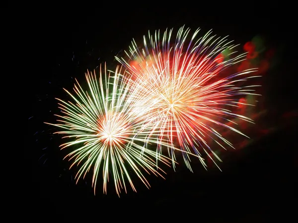 Marché de producteurs et feu d'artifice