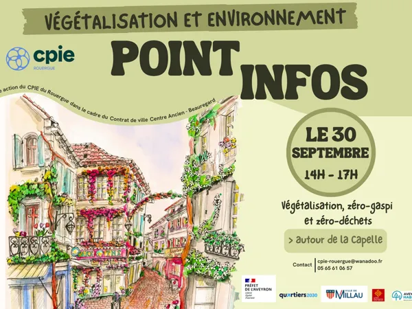 Point Infos végétalisation et environnement : zéro gaspi et zéro déchets avec le CPIE