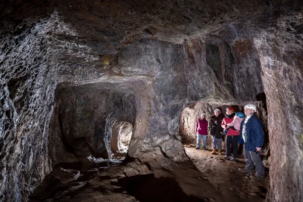 Visite de la mine de Cénomes
