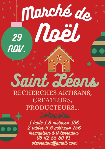 Le Marché de Noël de Saint-Léons