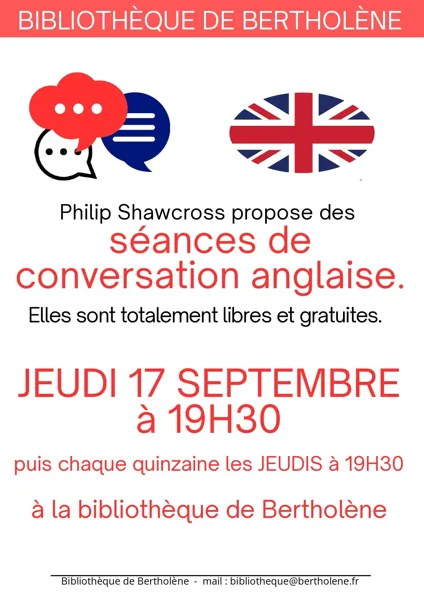 Séances de conversation anglaise