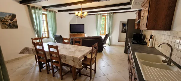 séjour et cuisine 1 Patrick Morel  (groupes), M et Mme Patrick Morel