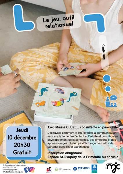 Conférence : le jeu, outil relationnel