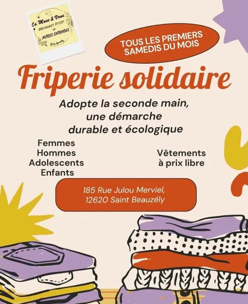Friperie Solidaire à Saint-Beauzély