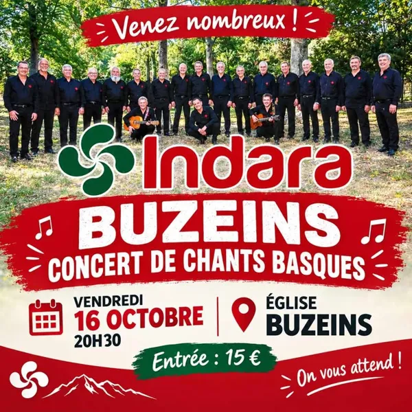 « Indara » | Concert de chants basques