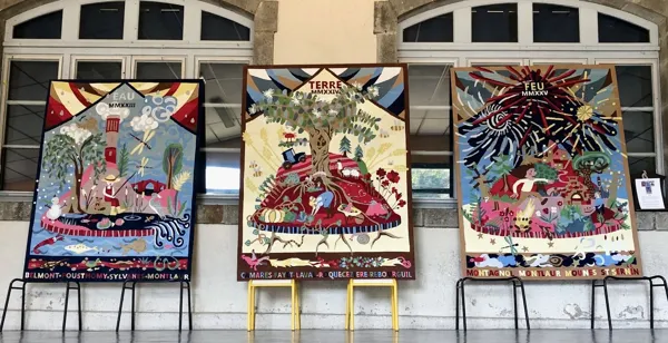 Inauguration - fresques collective