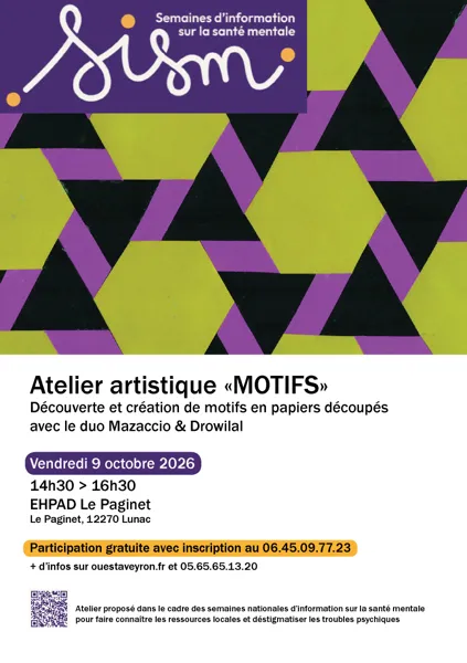 Semaines d'information sur la santé mentale - Atelier artistique 
