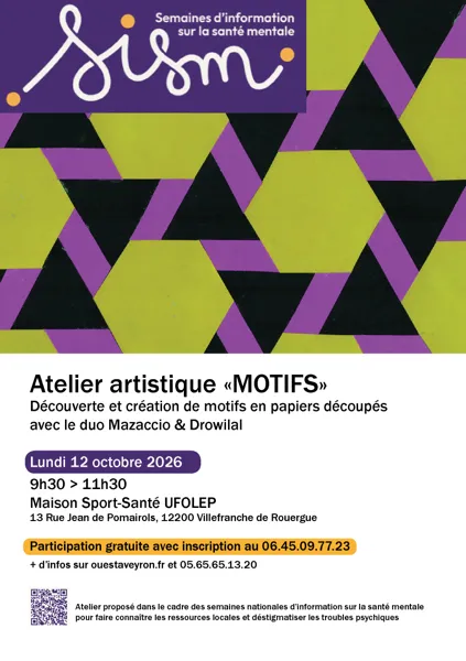 Semaines d'information sur la santé mentale - Atelier artistique 