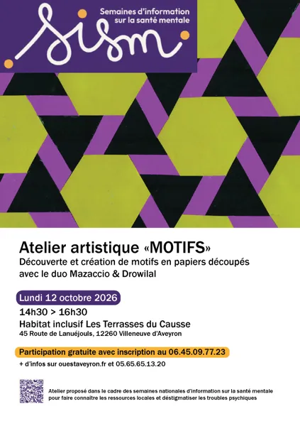 Semaines d'information sur la santé mentale - Atelier artistique