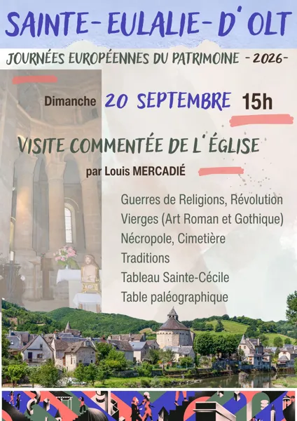 Journées Européennes du Patrimoine : visite commentée de l'église
