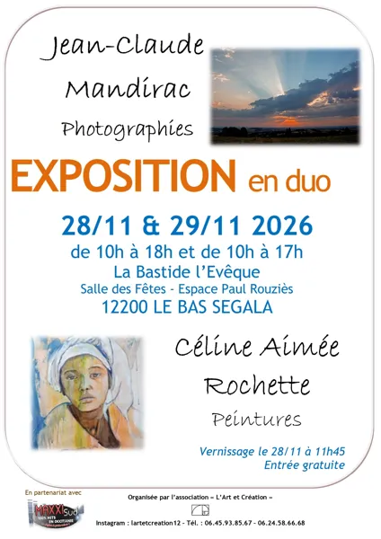 Exposition en duo à La Bastide l'Evêque