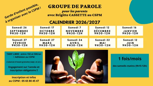 Groupe de parole pour les parents