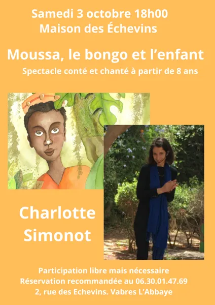 Spectacle : "Moussa, le bongo et l'enfant"
