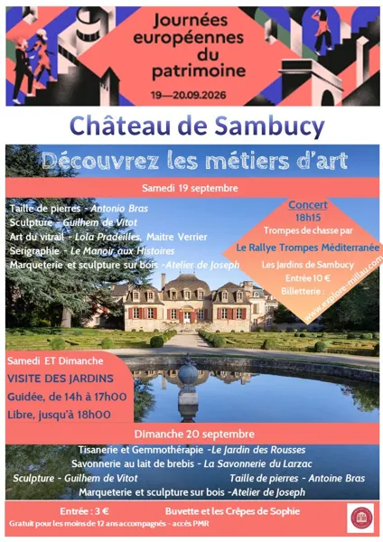 Journées Européennes du Patrimoine - Jardins à la française du château de Sambucy (privé)
