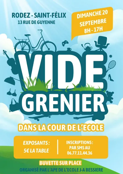 Vide grenier de l'APE de St félix