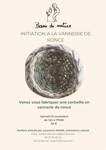 Initiation Vannerie sauvage
