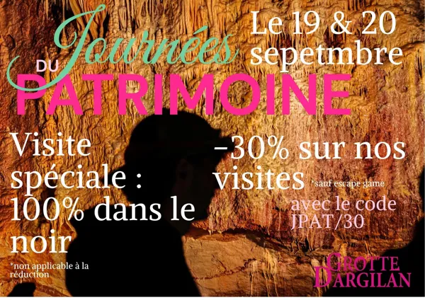 Journées du Patrimoine - Visite spéciale - Grotte de Dargilan