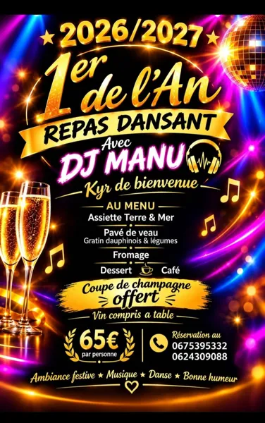 Repas dansant du Réveillon