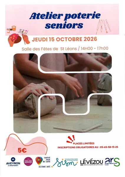 Atelier poterie seniors