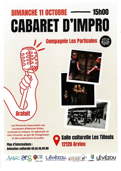 CABARET D’IMPRO : Compagnie Les Particules