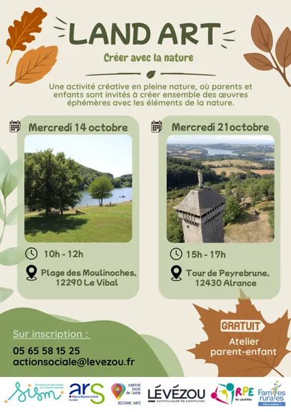 Land Art, créer avec la nature - Atelier parent-enfant