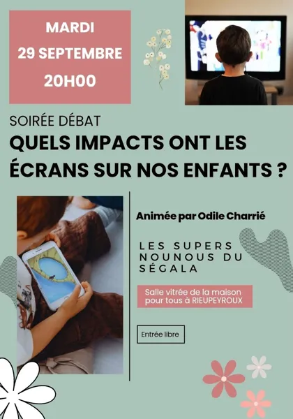 Soirée débat - Quels impacts ont les écrans sur nos enfants ?