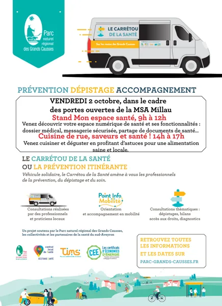 Le carrétou de la santé - Portes ouvertes de la MSA