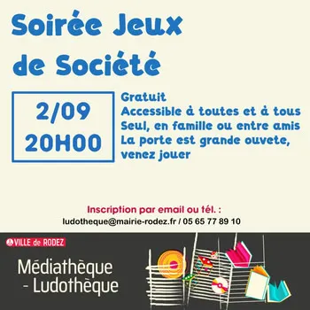 Biblis en folie - soirée jeux à la Médiathèque de Rodez