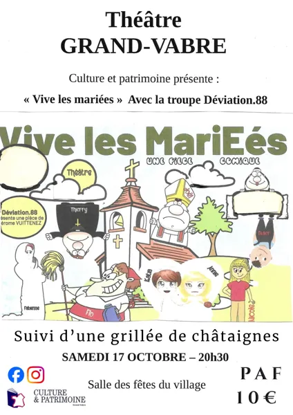 Théâtre et grillée de châtaignes