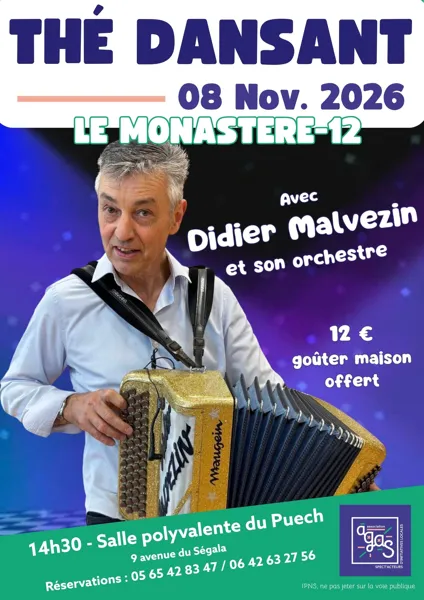 Thé dansant avec Didier Malvezin et son orchestre