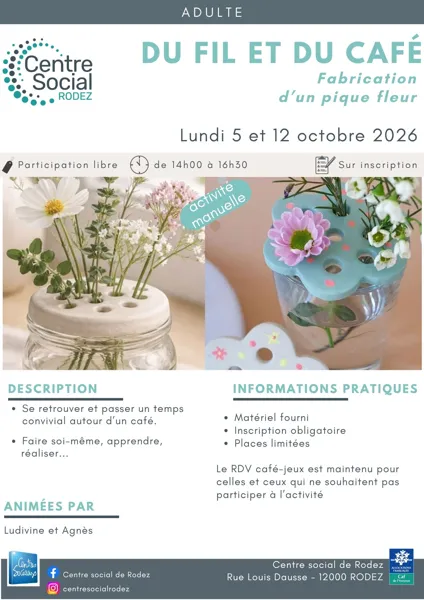 Atelier créatif : du fil et du café