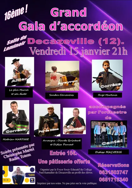 16ème Grand Gala d'accordéon