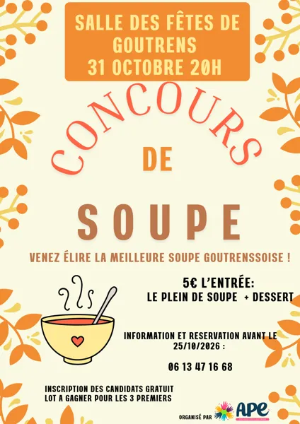 Concours de soupe de l'APE