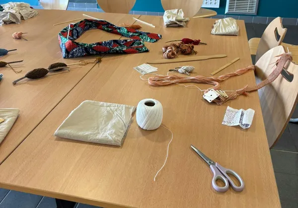 Atelier famille - Tissage aux tablettes d'une ceinture