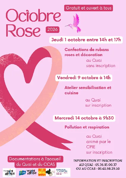 Atelier créatif pour Octobre Rose