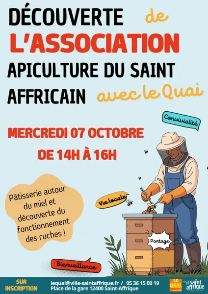 Atelier : A la découverte de l’Association Apiculture du Saint-Affricain