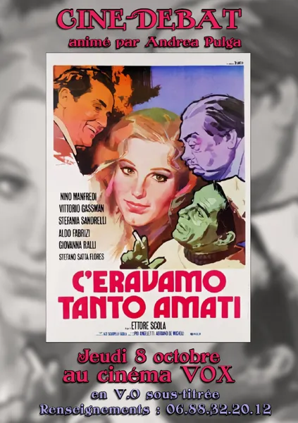 Cinédébat au VOX : C'eravamo Tanti Amati - Ettore Scola