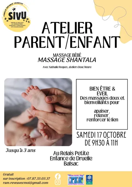 Atelier Parent-Enfant - Massage bébé
