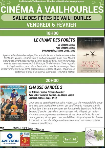 Cinéma à Vailhourles
