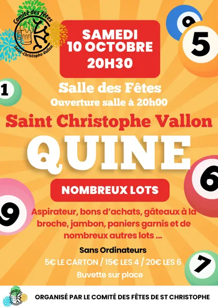 Quine Comité des fêtes