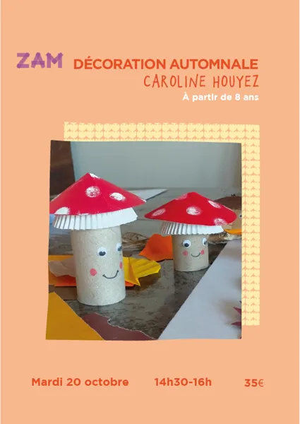Atelier de décoration automnale