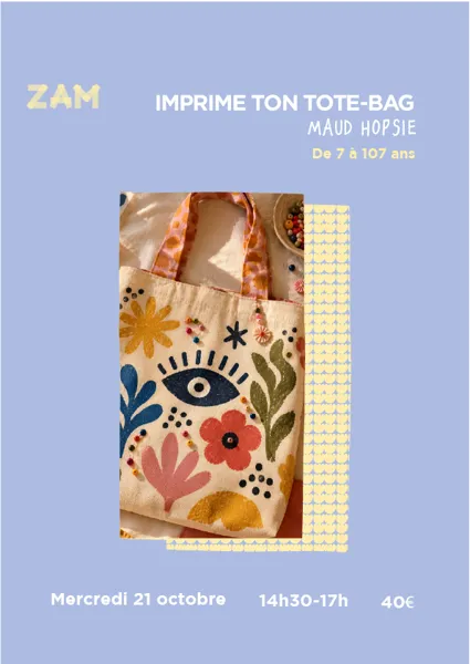 Atelier Imprime ton tote-bag