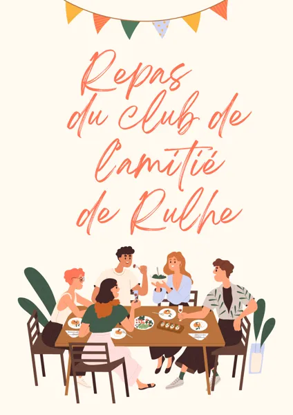 Repas du club de l'amitié de Rulhe