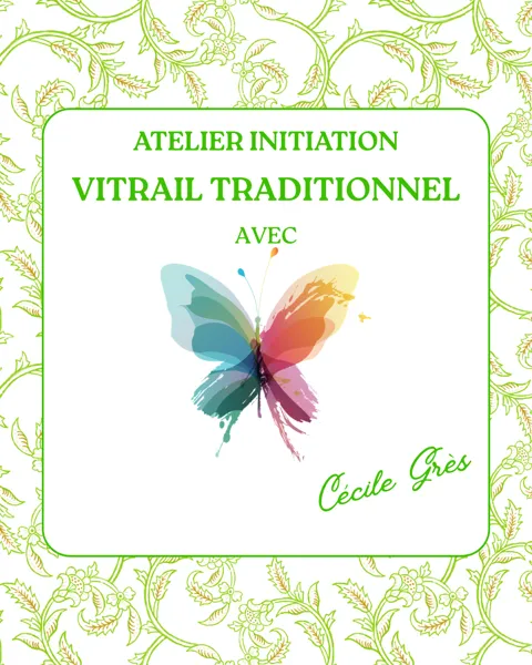 Atelier Initiation vitrail traditionnel - Aubéria l'Atelier