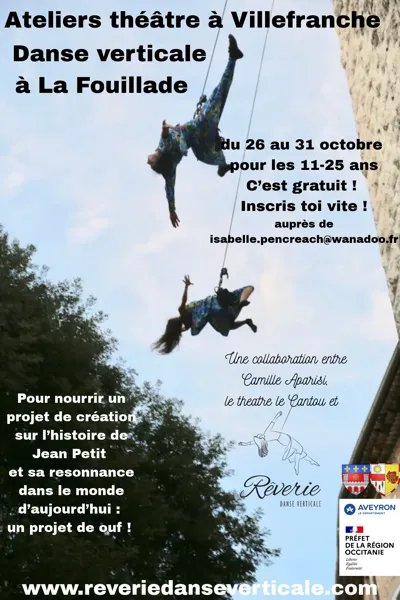 Ateliers de théâtre et de danse verticale