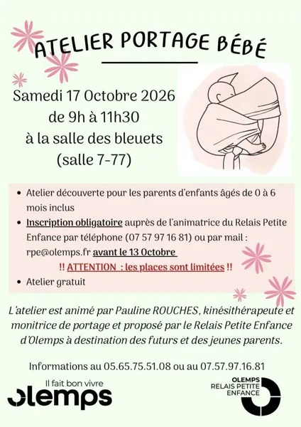 Atelier portage de bébé
