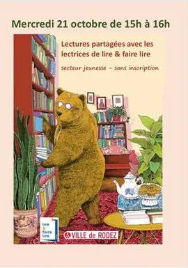 Lectures partagées à la Médiathèque de Rodez